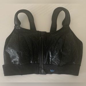 SHEFIT Ultimate Sports Bra High Impact 2Luxe Black Snakeprint LimitedEd: Phantom